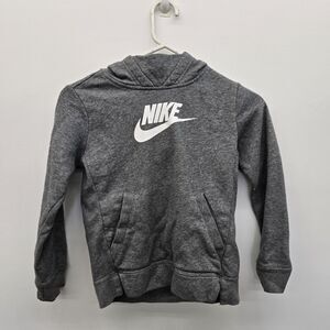 Nike Boy's Youth Hoodie Sweater Gray Size Small (A14)